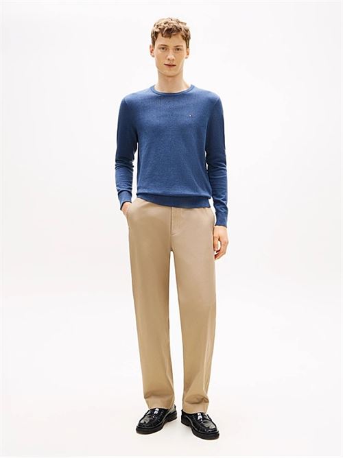 essential ssnl cotton crew neck TOMMY HILFIGER | MW0MW39999DVI